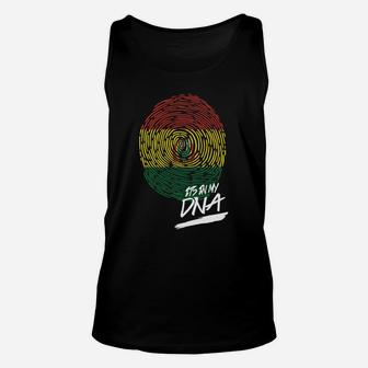It Is In My Dna Bolivia Baby Proud Country Flag Unisex Tank Top - Seseable