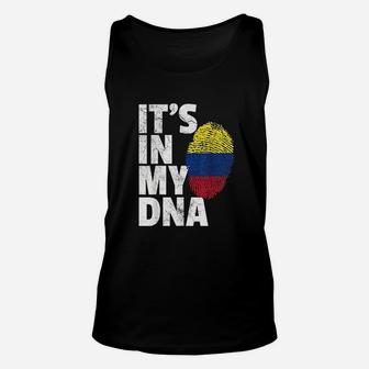 It Is In My Dna Colombian Colombia Flag National Pride Unisex Tank Top - Seseable