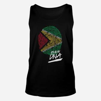 It Is In My Dna Guyana Baby Proud Country Flag Unisex Tank Top - Seseable