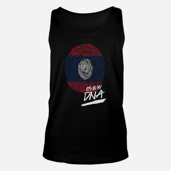 It Is In My Dna Laos Baby Proud Country Flag Unisex Tank Top - Seseable