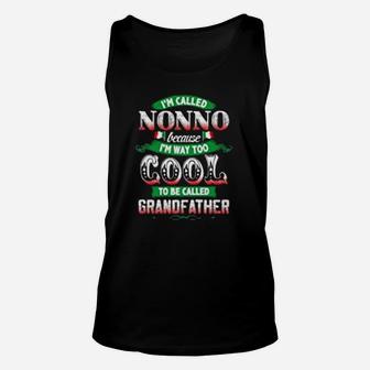 Italy Cool Nonno Granfather Unisex Tank Top - Seseable