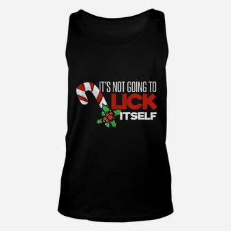 Its Not Going To Lick Itself Funny Christmas Unisex Tank Top - Seseable
