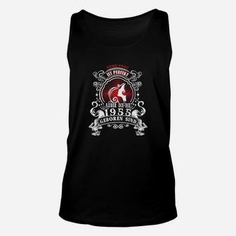 Jahrgang 1958 Vintage Unisex TankTop, Feuerwehr-Motiv Geburtstags-Unisex TankTop - Seseable