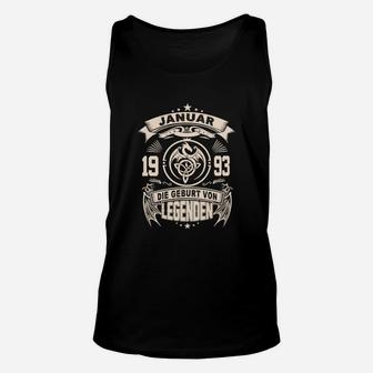 Januar 1993 Geburtstags Unisex TankTop, Legendengeburt Personalisiert - Seseable