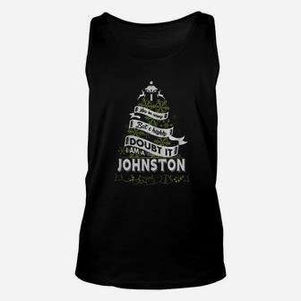 Johnston Name Shirt, Johnston Funny Name, Johnston Family Name Gifts T Shirt Unisex Tank Top - Seseable