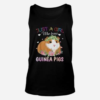 Just A Girl Who Loves Guinea Pigs Animal Lover Gift Unisex Tank Top - Seseable