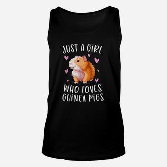 Just A Girl Who Loves Guinea Pigs Funny Cavy Gifts For Girls Unisex Tank Top - Seseable