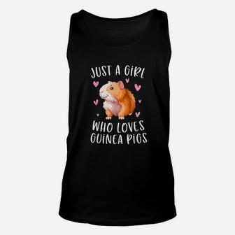 Just A Girl Who Loves Guinea Pigs Funny Cavy Gifts Unisex Tank Top - Seseable