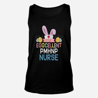 Just An Eggcellent Pmhnp Easter Sunday Nursing Job Title Unisex Tank Top - Seseable