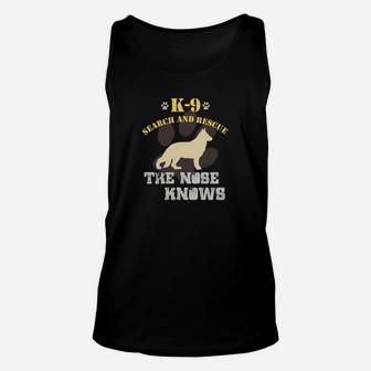 K9 Search And Rescue German Shepherd Dog Gsd Unisex Tank Top - Seseable