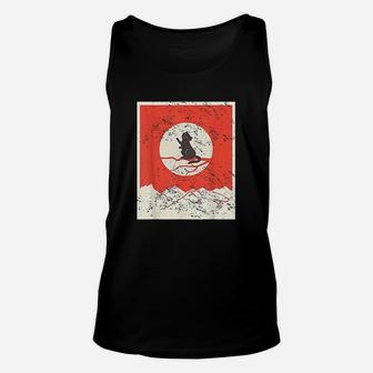 Kawaii Japanese Anime Vintage Japanese Cat Design Unisex Tank Top - Seseable