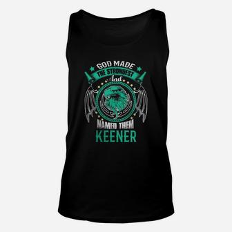 Keener Name Shirt, Keener Funny Name, Keener Family Name Gifts T Shirt Unisex Tank Top - Seseable