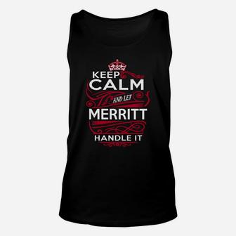 Keep Calm And Let Merritt Handle It - Merritt Tee Shirt, Merritt Shirt, Merritt Hoodie, Merritt Family, Merritt Tee, Merritt Name, Merritt Kid, Merritt Sweatshirt Unisex Tank Top - Seseable