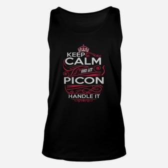 Keep Calm And Let Picon Handle It - Picon Tee Shirt, Picon Shirt, Picon Hoodie, Picon Family, Picon Tee, Picon Name, Picon Kid, Picon Sweatshirt Unisex Tank Top - Seseable