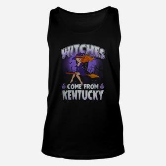 Kentucky Halloween Shirts Witches Come From Kentucky Halloween Unisex Tank Top | Seseable UK
