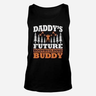 Kids Daddys Future Bodybuilding Buddy For Kids Toddlers Unisex Tank Top - Seseable