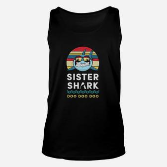 Kids Sister Shark Gift For Toddlers And Girls Unisex Tank Top - Seseable