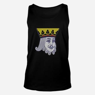 King Of Spades Tshirt Face Cards Playing Cards Clo Unisex Tank Top - Seseable