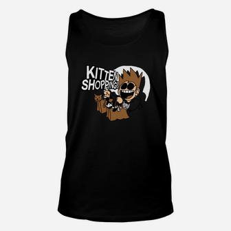 Kitten Shopping Shirt Unisex Tank Top - Seseable