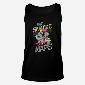 Koala Eat Snacks And Take Naps Retro Stoner Unisex Tank Top | Seseable UK