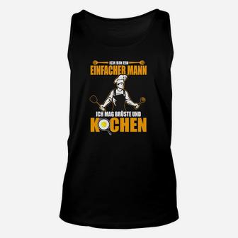 Köche-Motiv Unisex TankTop Herren, Witziges Unisex TankTop für Küchenmeister & Grillfans - Seseable