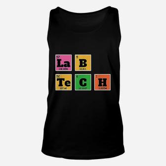 Lab Tech Gift Funny Periodic Table Elements Unisex Tank Top - Seseable