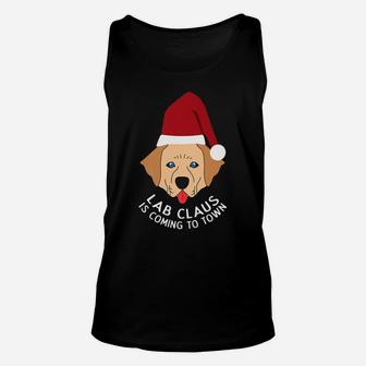 Labclaus Santa Lab Labrador Dog Funny Ugly Christmas Unisex Tank Top - Seseable