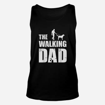 Labrador Owner Labs Dog Daddy Animal Lover The Walking Dad Unisex Tank Top - Seseable