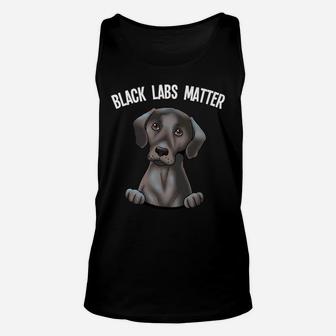 Labrador Retriever Gif Black Labs Matter Dog Lover Unisex Tank Top - Seseable