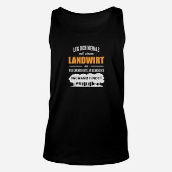 Landwirt Spruch Unisex TankTop für Herren, Lustiges Bauern Motiv - Seseable