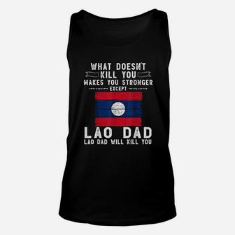 Laos Dad Gifts Fathers Day, dad birthday gifts Unisex Tank Top - Seseable