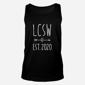 Lcsw Graduation 2020 Licensed Clinical Social Worker Gift Unisex Tank Top - Seseable