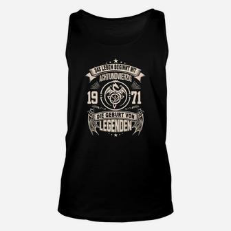 Legenden 1971 Geburtstagsshirt, 48 Jahre Perfektion Tee Unisex TankTop - Seseable