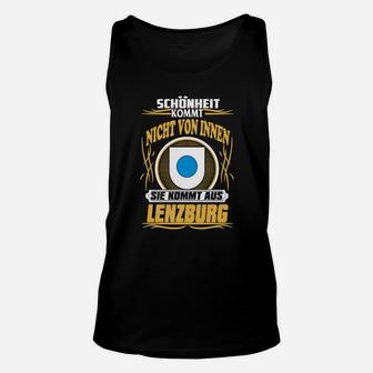 Lenzburg Stolz Unisex TankTop mit Schönheit kommt aus Lenzburg Spruch, Design Tee - Seseable