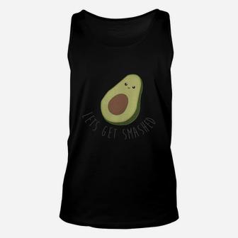 Lets Get Smashed - Avocado Funny Shirts Unisex Tank Top - Seseable