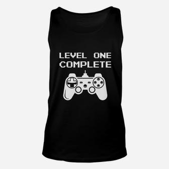 Level One Complete My Daddy Is A Gamer Unisex Tank Top - Seseable