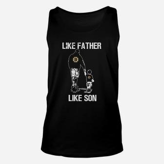 Like Father Like Son T Shirt, best christmas gifts for dad Unisex Tank Top - Seseable