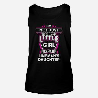 Lineman Shirts Lineman Daughter Unisex Tank Top - Seseable