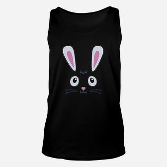Little Easter Bunny Face Holiday Baby Boy Girl Cute Infant Outfit Unisex Tank Top - Seseable