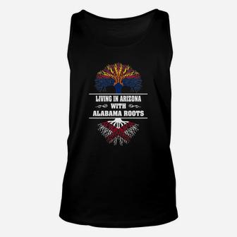 Living In Arizona With Alabama Roots Unisex Tank Top - Seseable