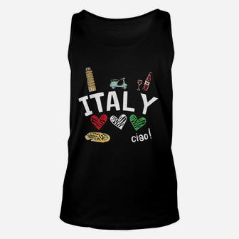 Love Italy And Everything Italian Culture Unisex Tank Top - Seseable