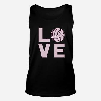 Love Volleyball Sweatshirt Gift For Volleyball Fans Women Unisex Tank Top - Seseable