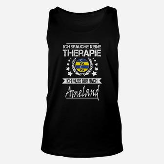 Lustiges Ameland Fan-Unisex TankTop, Therapie Fußball Spruch - Seseable