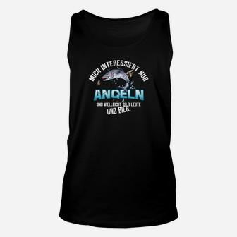 Lustiges Angler Unisex TankTop Nur Angeln, Bier & 3 Leute - Seseable