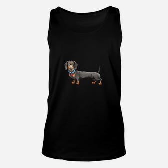 Lustiges Dackel Unisex TankTop für Dackel Liebhaber, Schwarz Unisex - Seseable