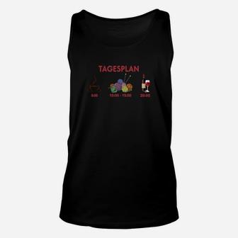 Lustiges Tagesplan Unisex TankTop, Hobby Motiv Tee für Damen und Herren - Seseable