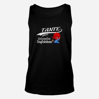 Lustiges Tante Unisex TankTop mit Teufelchen-Spruch, Geschenkidee - Seseable