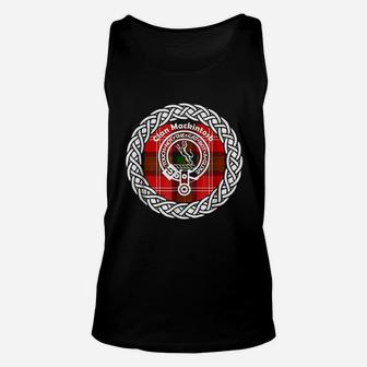 Mackintosh Surname Scottish Clan Tartan Crest Badge Unisex Tank Top - Seseable