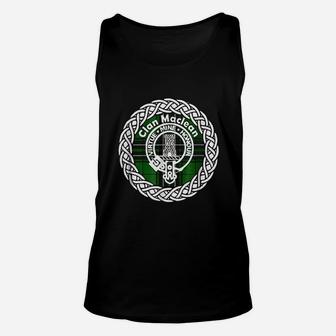 Maclean Surname Scottish Clan Tartan Crest Badge Unisex Tank Top - Seseable