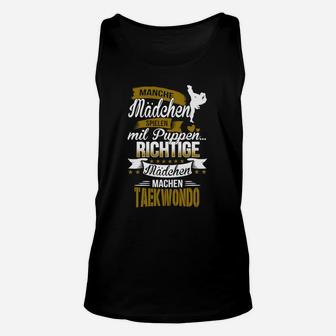 Mädchen Taekwondo Unisex TankTop, Motivations-Unisex TankTop für Sportlerinnen - Seseable